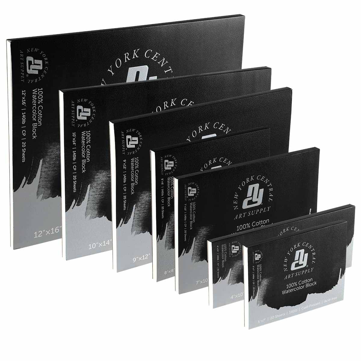 New York Central Watercolor 140lb Cold Press Paper Blocks