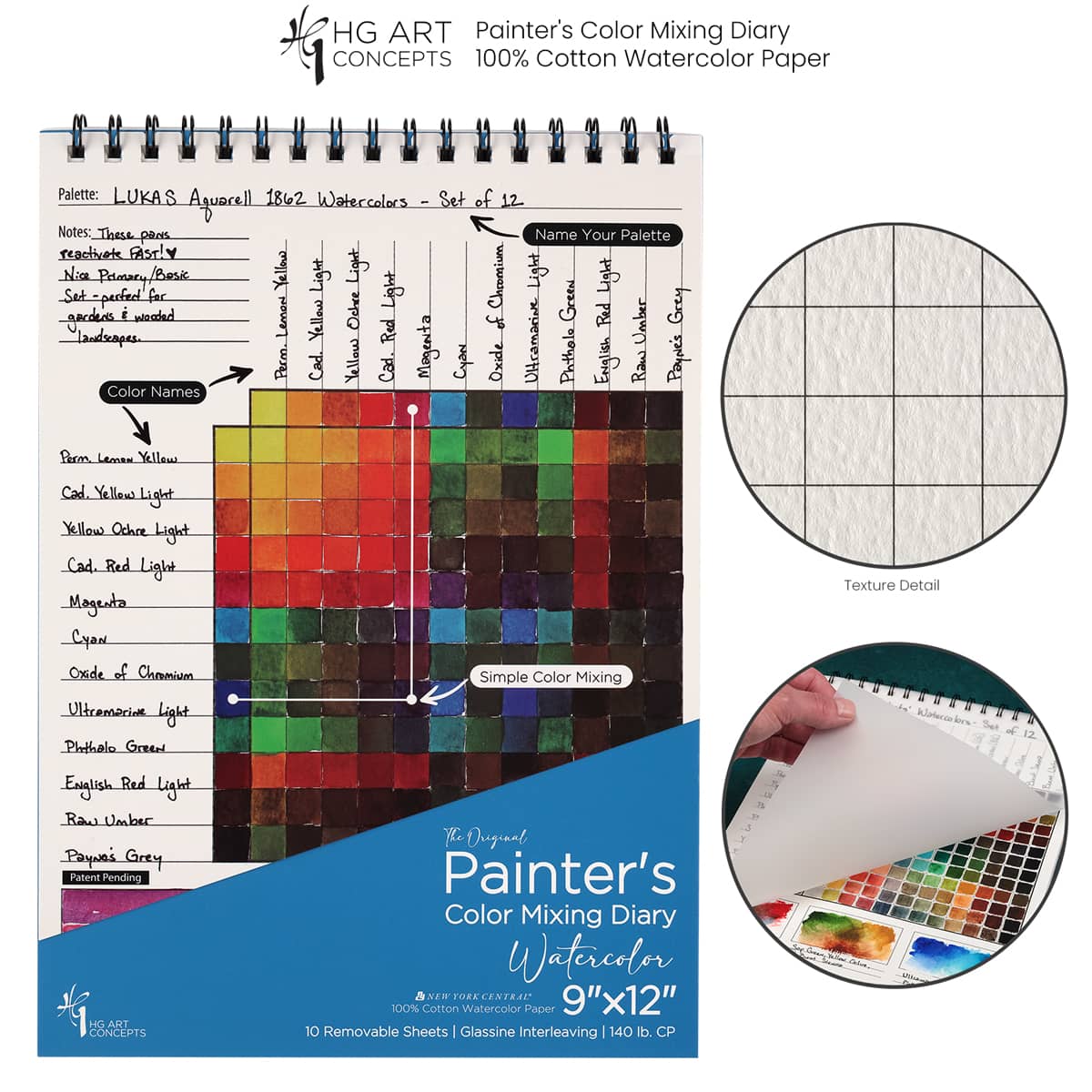 Painter's Color Mixing Diary® Watercolor