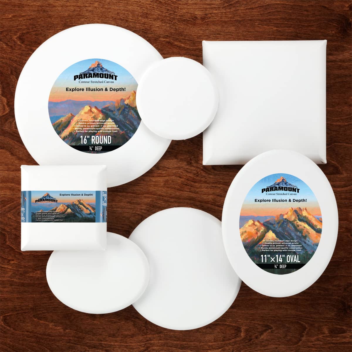 Paramount Contour Stretched Canvas