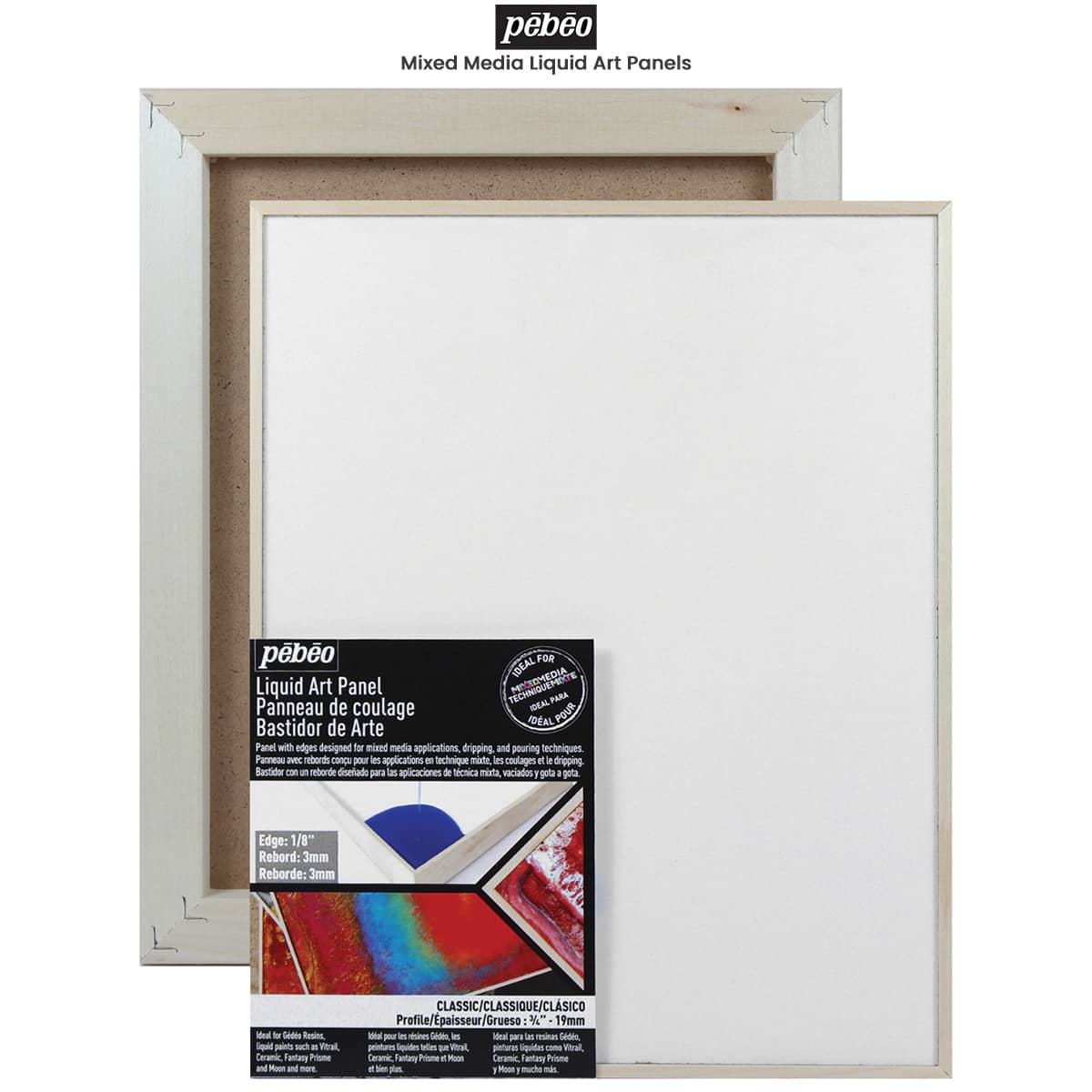 Blank Canvas - Canvas Frames Panel Board for Painting,100% Cotton Triple  Primed Gesso Canvases Art Paint Supply by Artistik (Pack of 12-16 x 12)