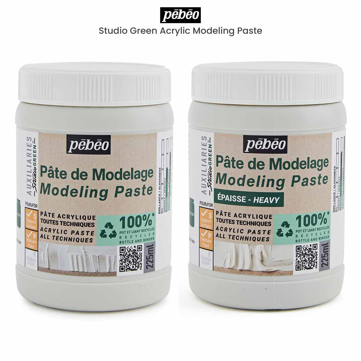 Pebeo Modeling Paste - 1 Liter Bottle