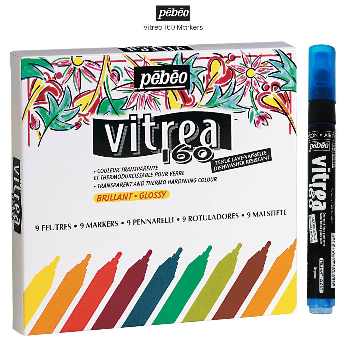 Artfinity Rich Metallic Markers - Professional Metallic Markers for Artists, Drawing, Calligraphy, & More! - [Chrome - 8.5mm