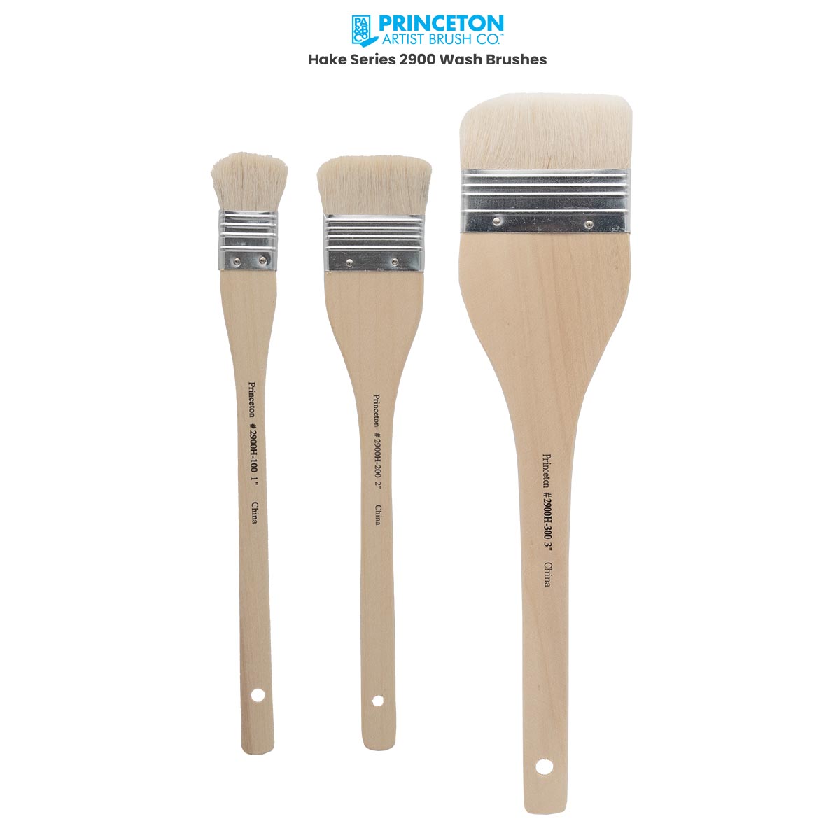 Princeton Hake Series 2900 Wash Brushes