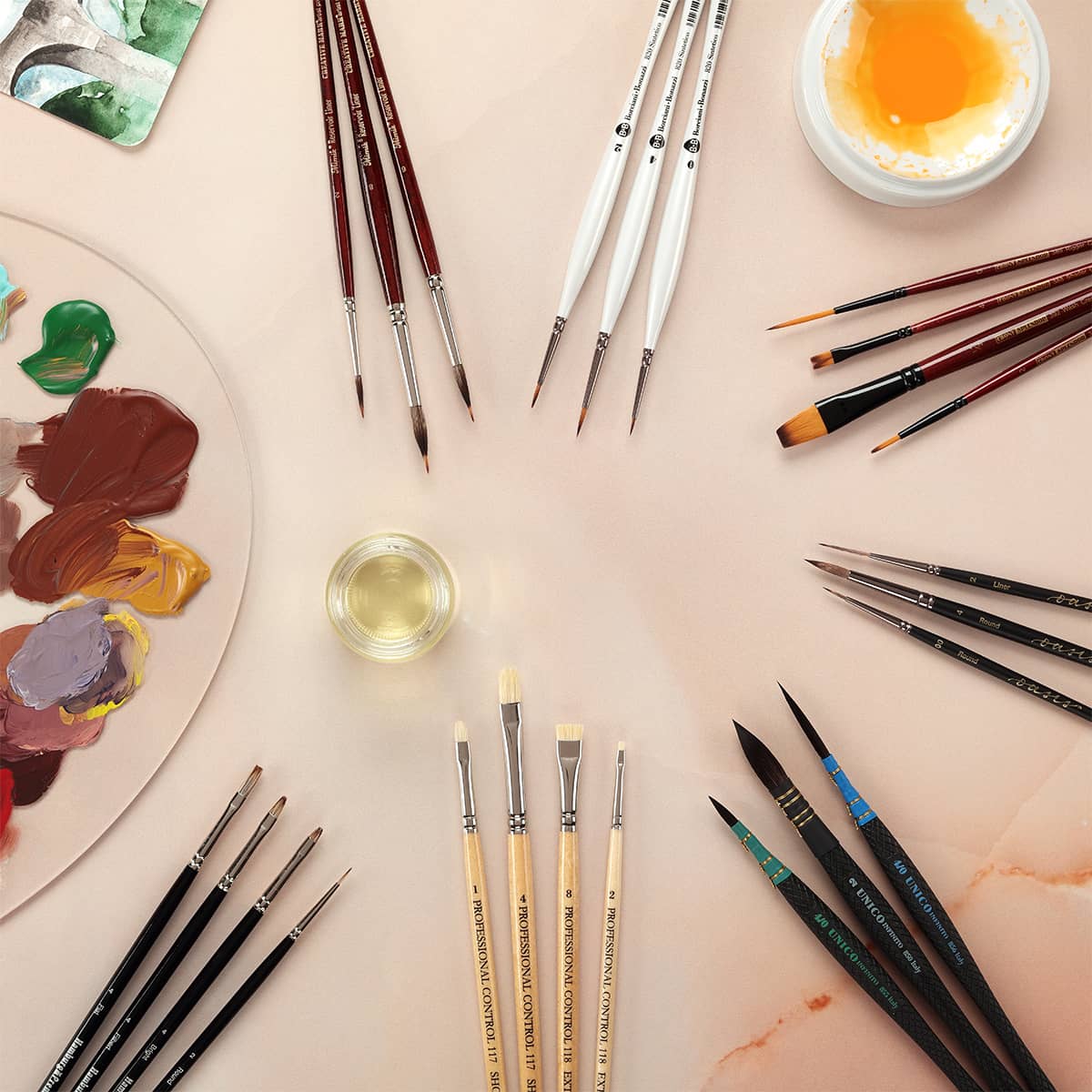 Professional Artist Brush Sets (Try Me Collections)