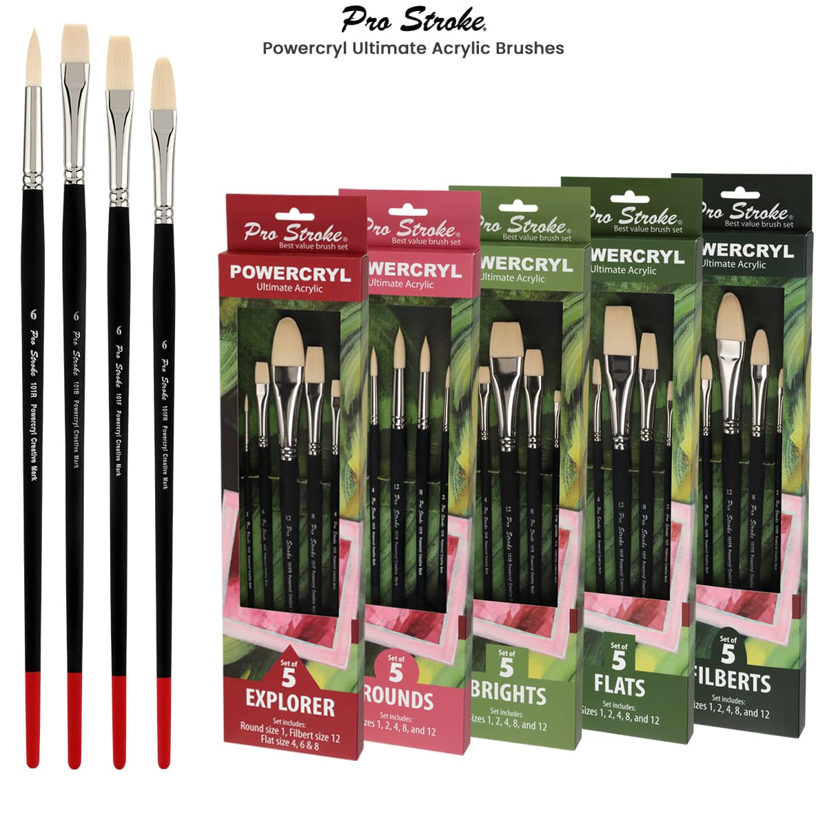 Crisp brush edges and fine points