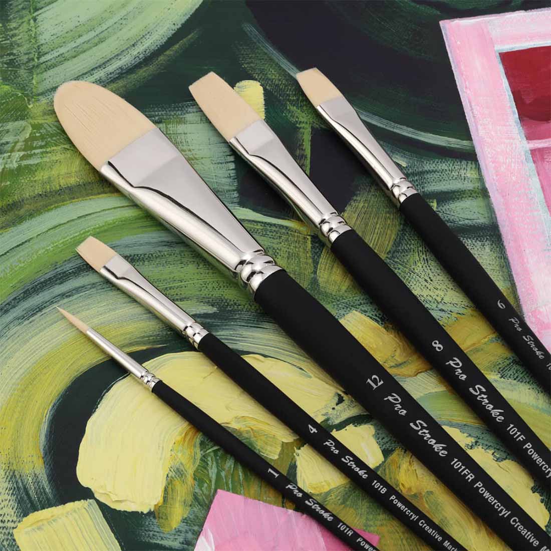 Pro Stroke Powercryl Ultimate Acrylic Brushes and Sets