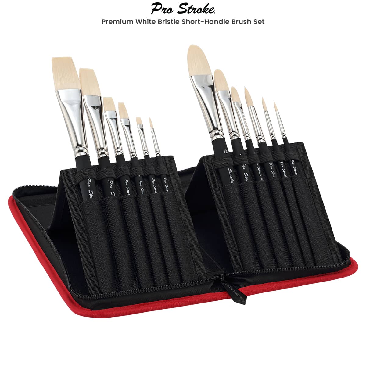 Pro Stroke Powercryl Short-Handle Brush Set