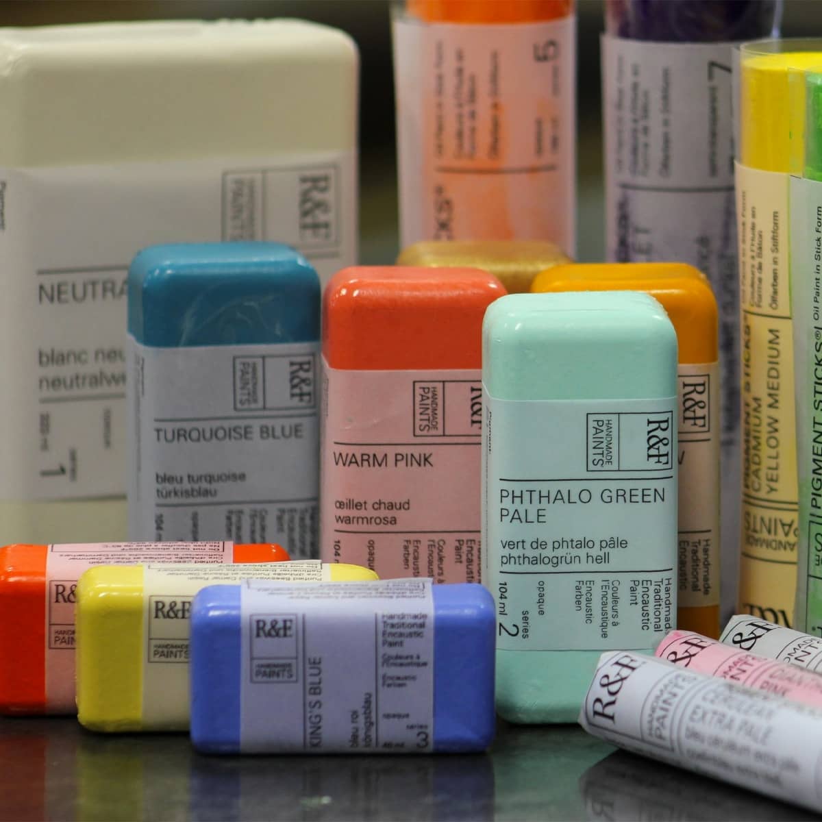 R&F Encaustic Paint & Sets