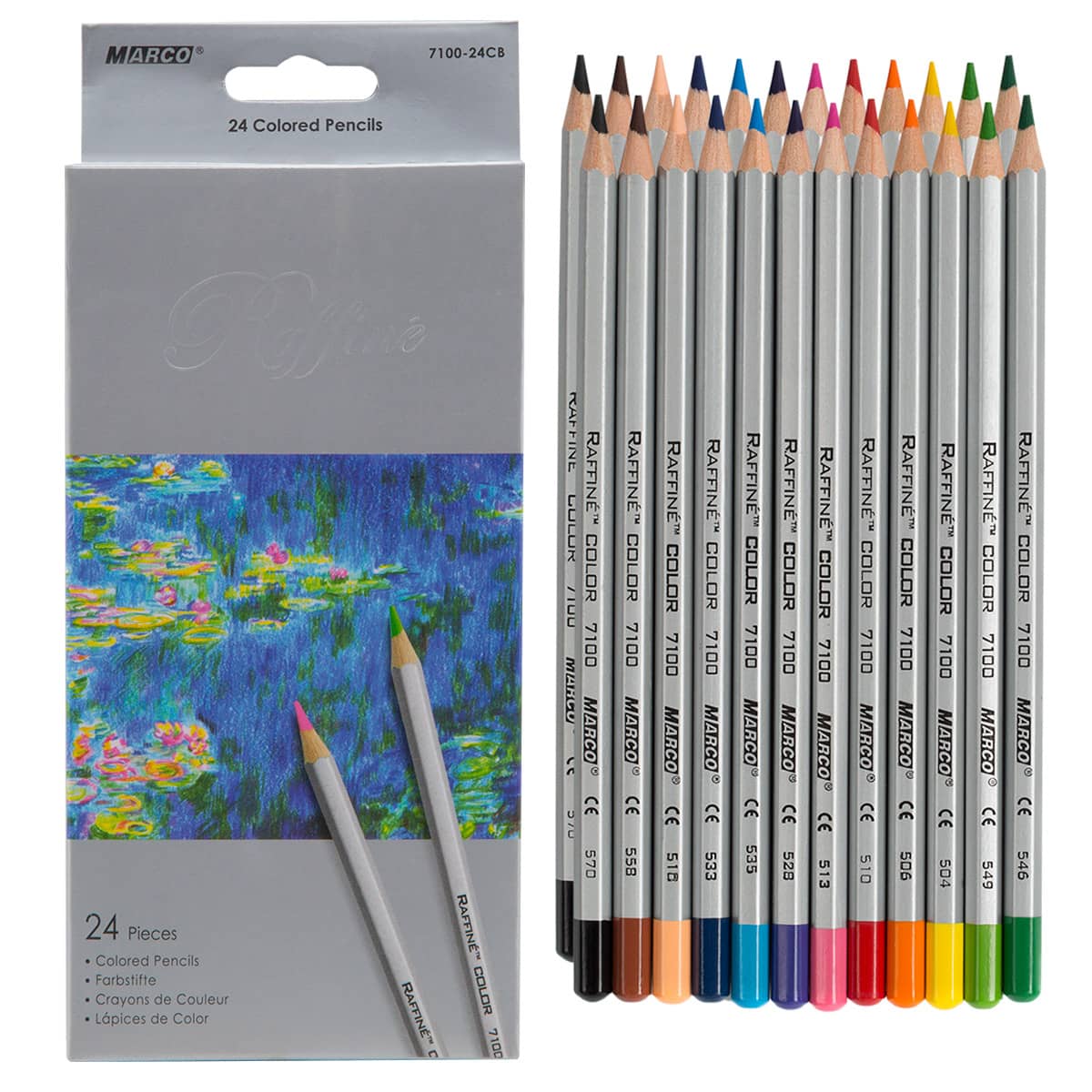Raffiné Colored Pencils Set of 24 - Assorted Colors