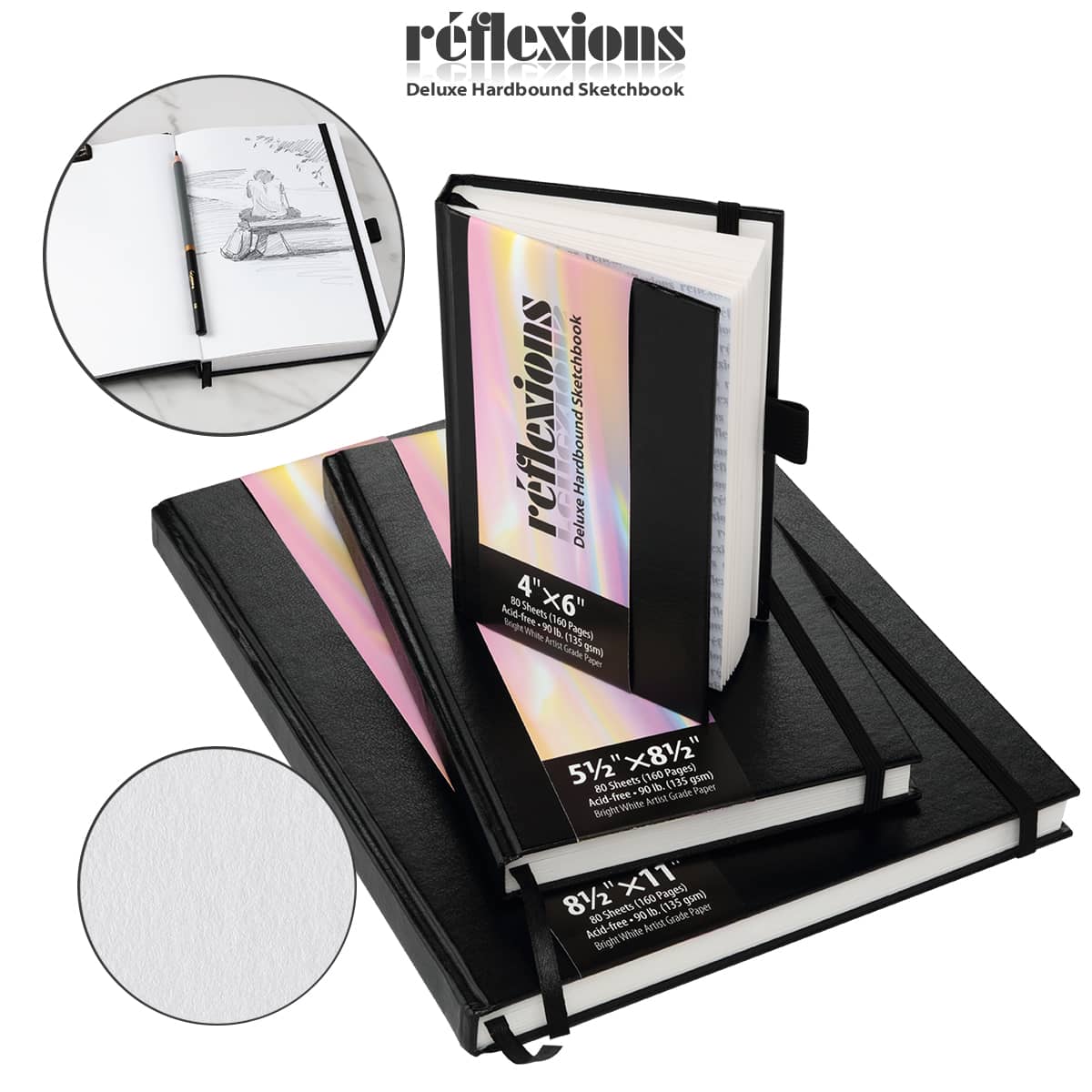 Reflexions Deluxe Hardbound Sketchbooks