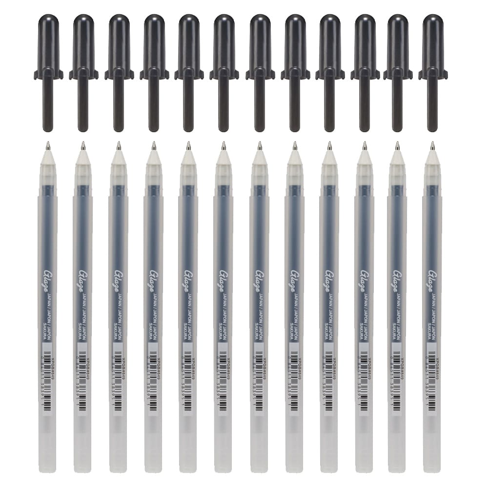 GREUS Drawing Pens Set for Journaling Drawing, 10 PCS Fine Line Pen Ink  Drawing Outline Stippling Pen Black 0.4mm Waterproof Comic Artist Student