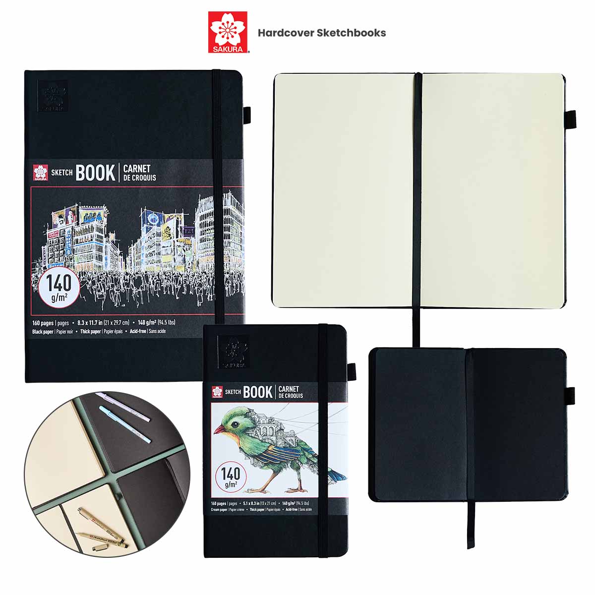 Sakura Hardcover Sketchbooks