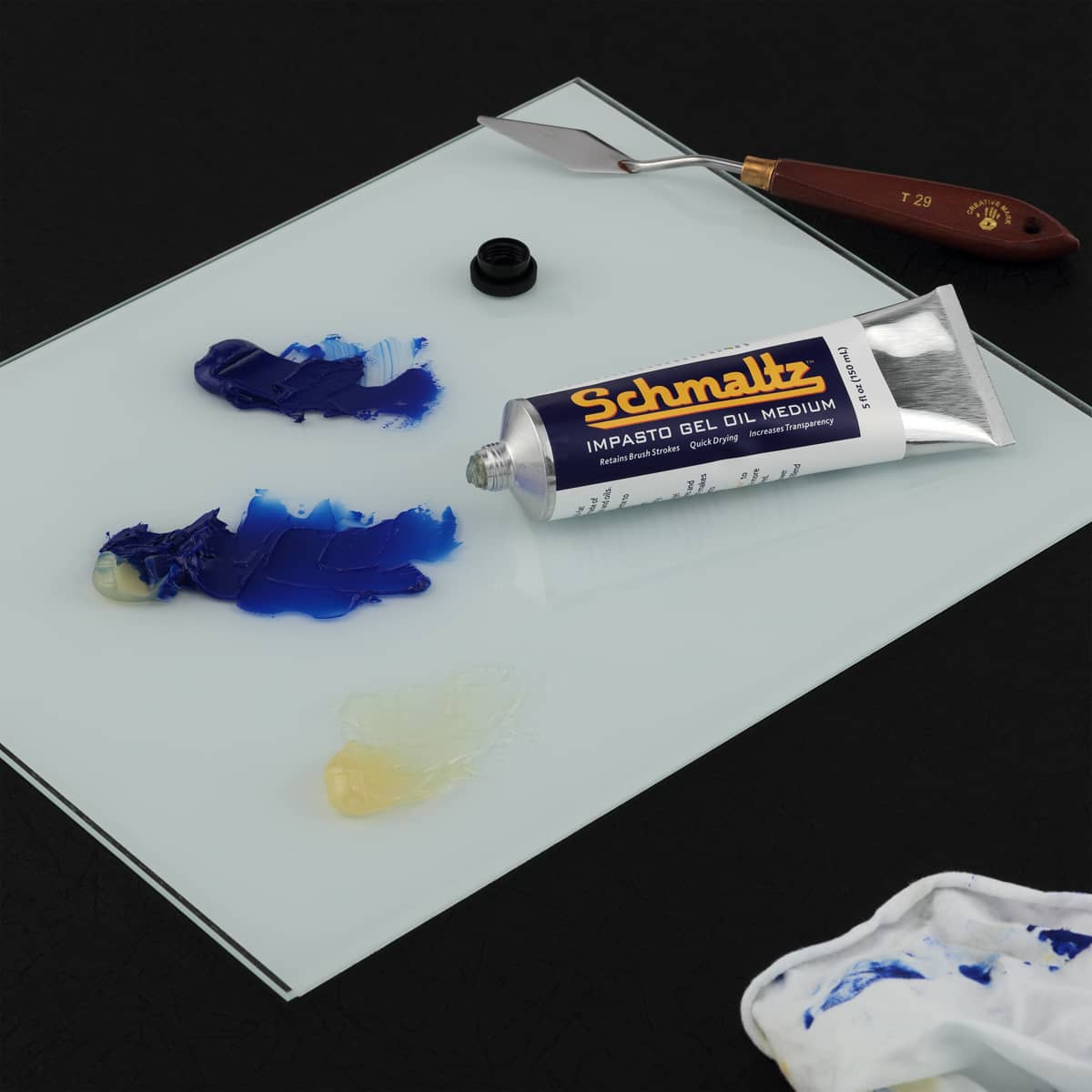 Schmaltz Artist Oil Impasto Gel Medium 150ml tubes