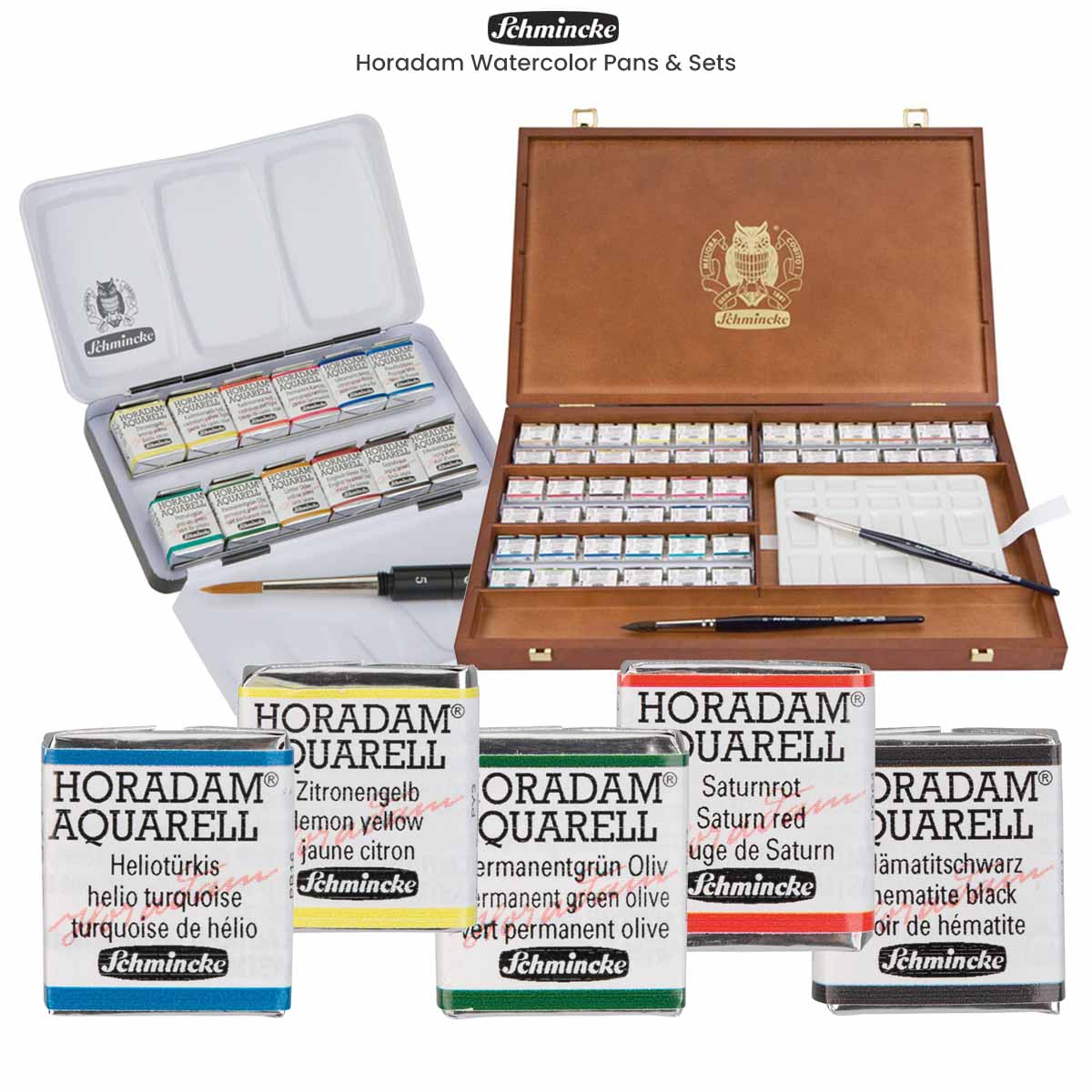 Schmincke Horadam Watercolor Pan Sets