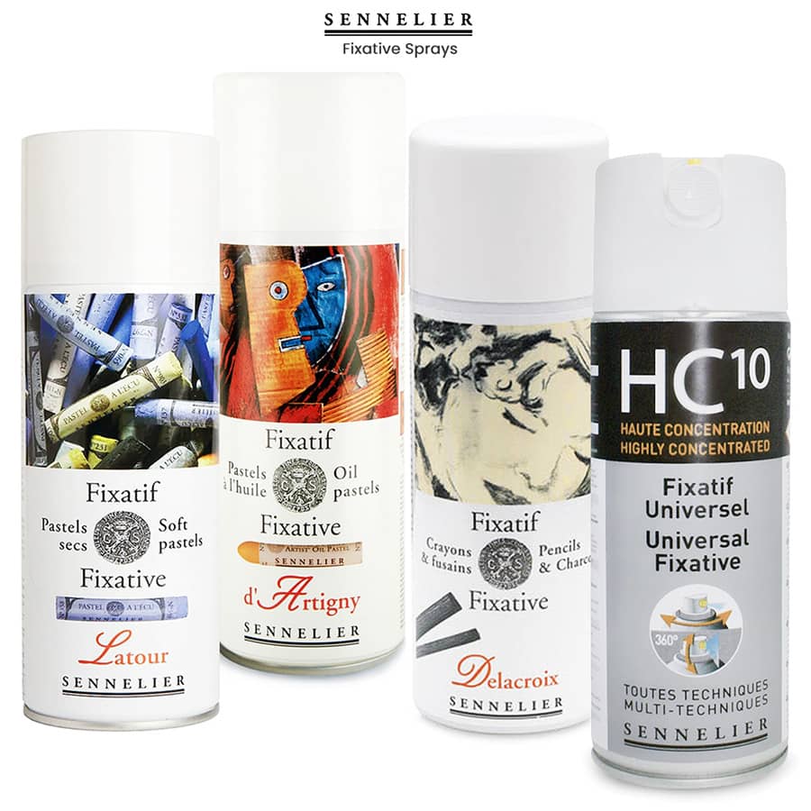 Fixative and varnish spray uses  Increase your artwork life and