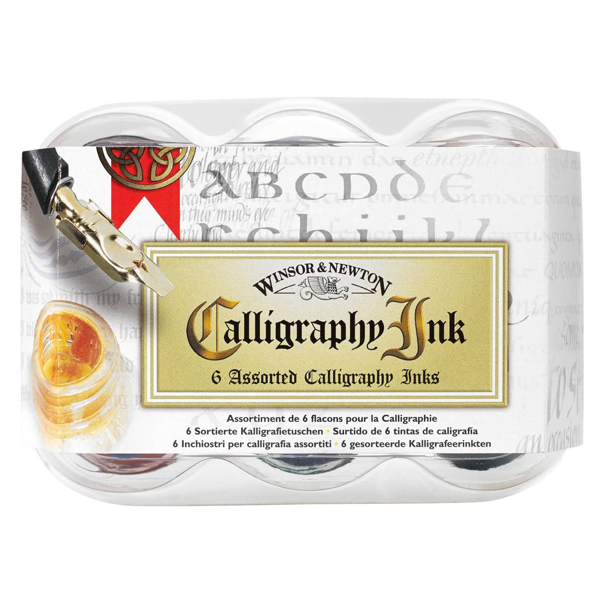 Winsor Newton Calligraphy Ink Set of 6 Colors