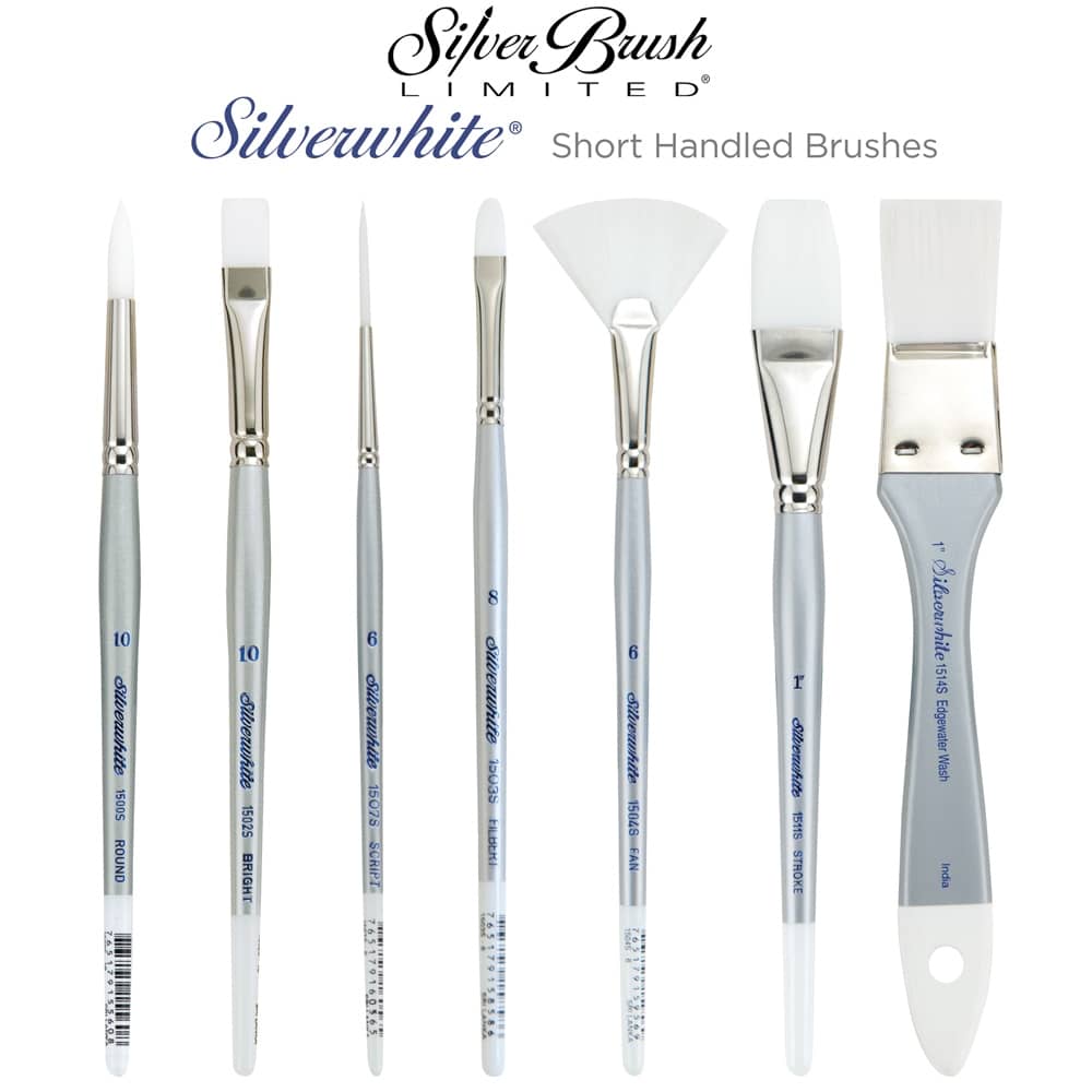 Buy Short Handled Paint Brush Easy Hold Hog Bristle Round Tip Applicator  Brushes Online in India 