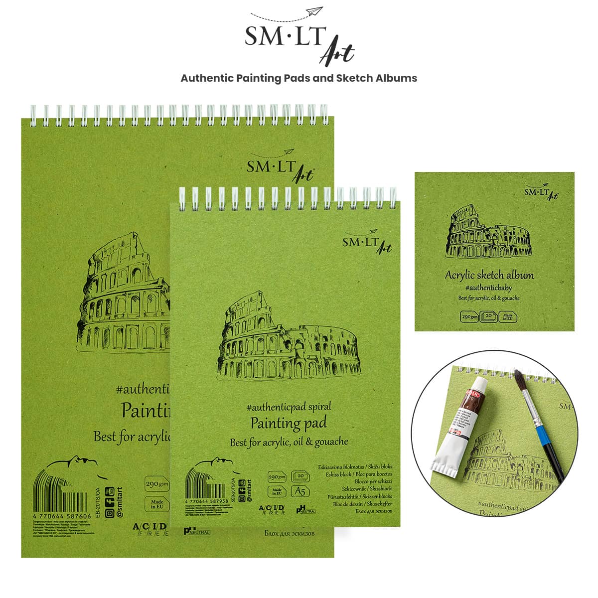 SMLT Authentic Painting Pads and Sketch Albums