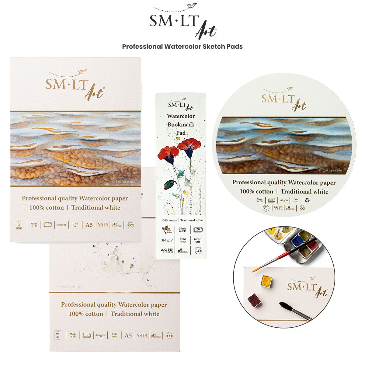 SMLT Professional Watercolor Sketch Pads