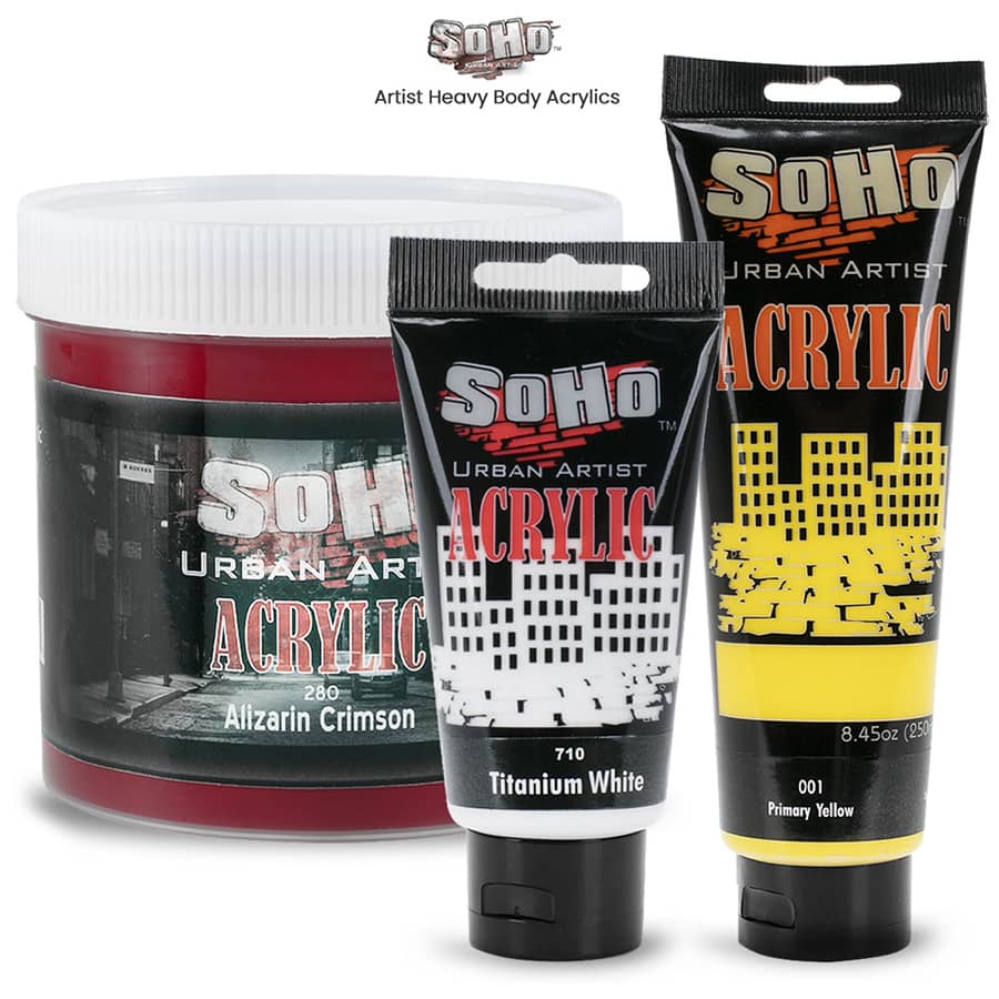 SoHo Urban Artist Heavy Body Acrylic Paints