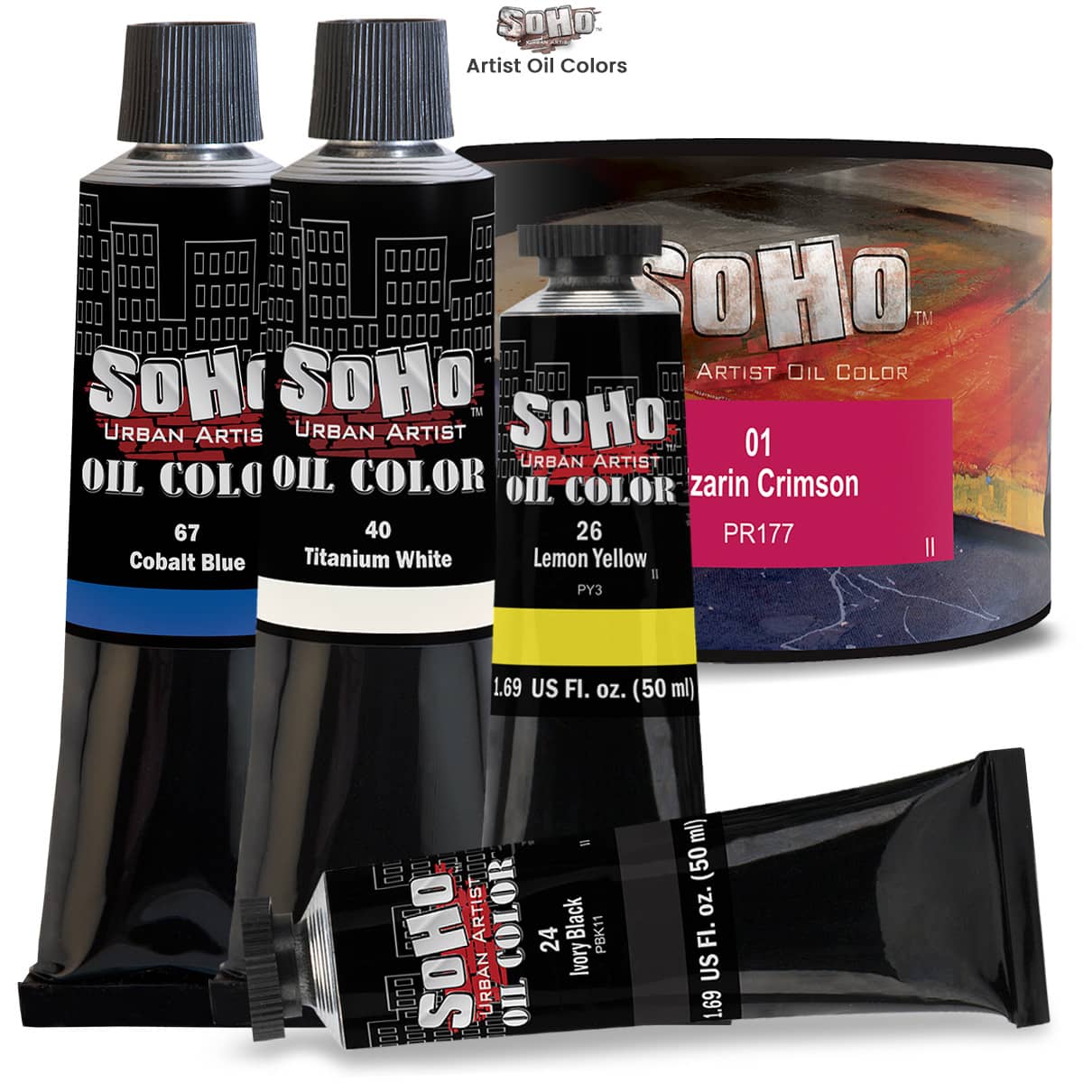 SoHo Urban Artist Oil Colors 50ml, 170ml & 430ml