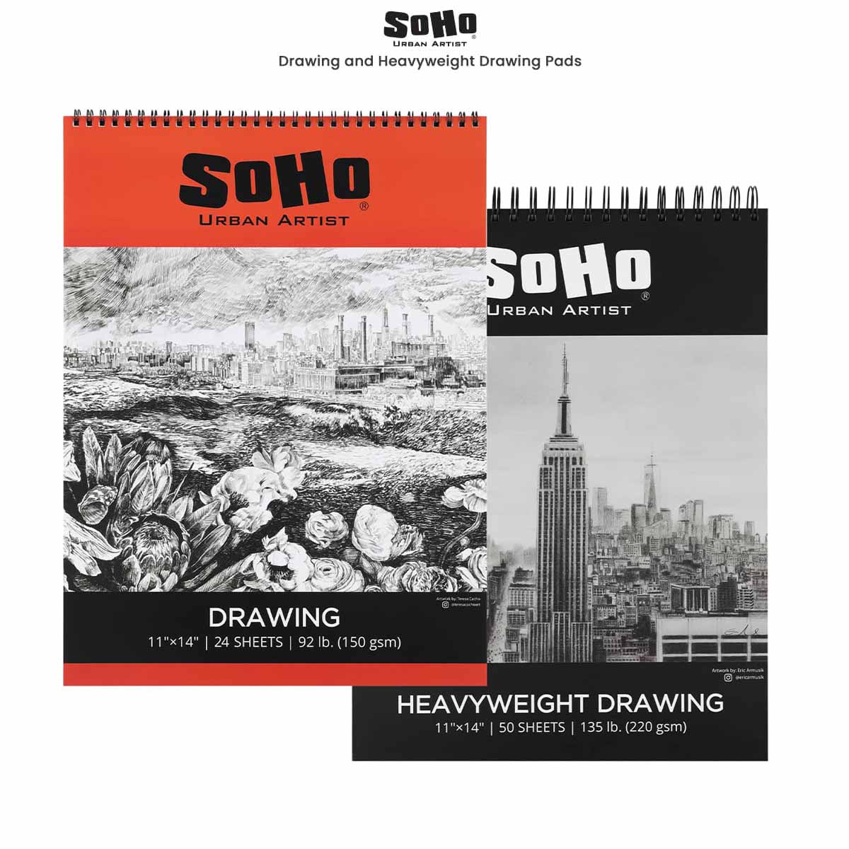 SoHo Urban Artist Heavyweight Drawing Pads
