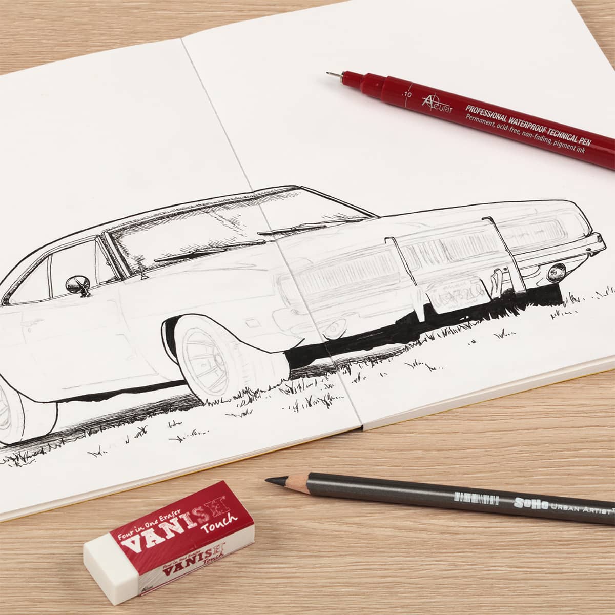 SoHo Urban Artist Flat Sketchbooks