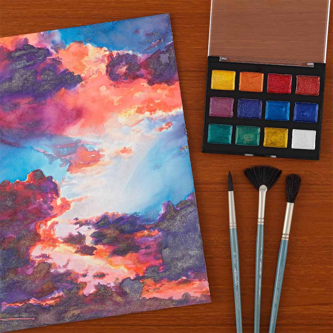 SoHo Urban Artist Glitter Bomb Watercolors