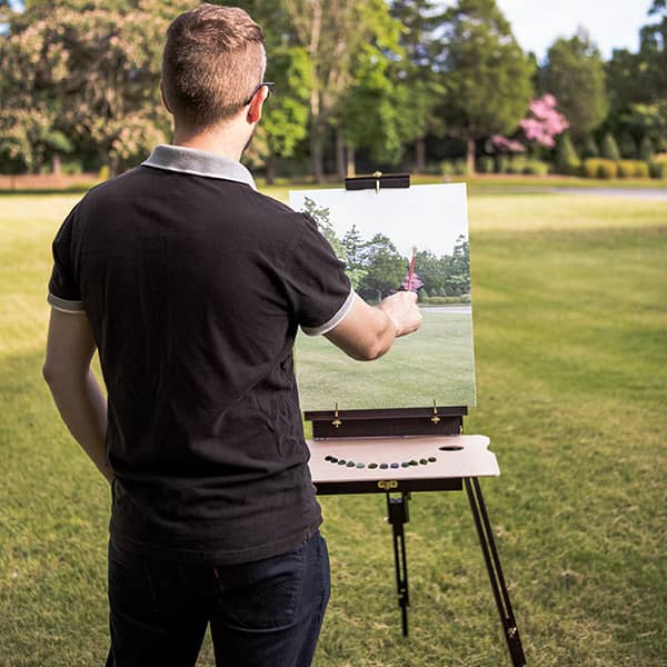 SoHo mahogany french easel