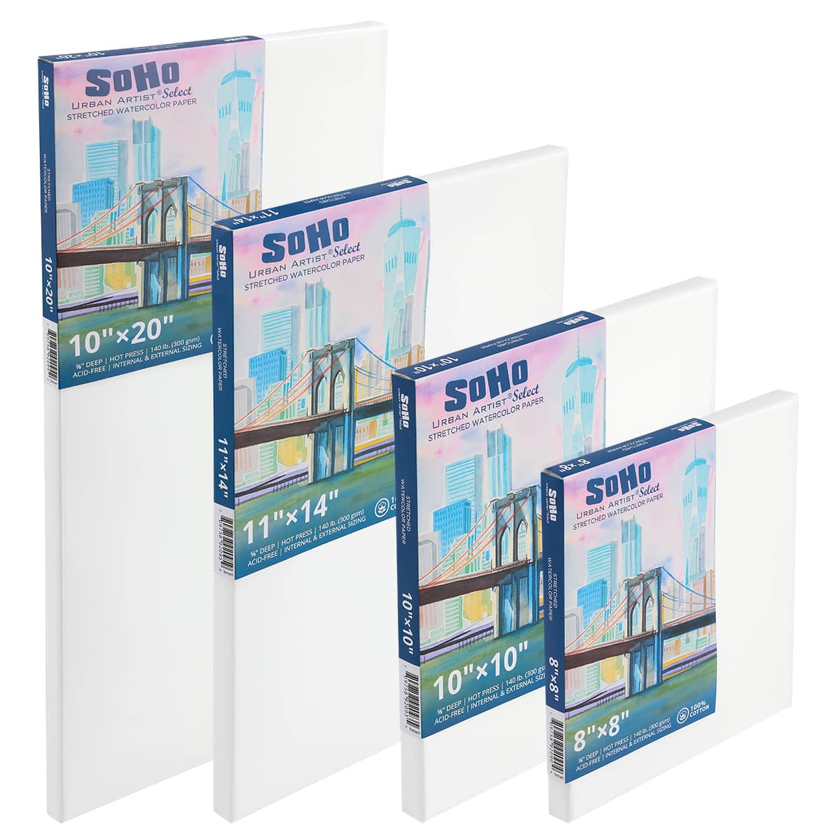 SoHo Select Stretched Cotton Watercolor Paper