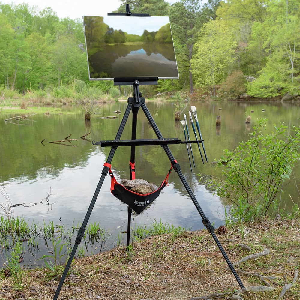 SoHo Urban Artist Tripod Easel Polyester Stone Bag