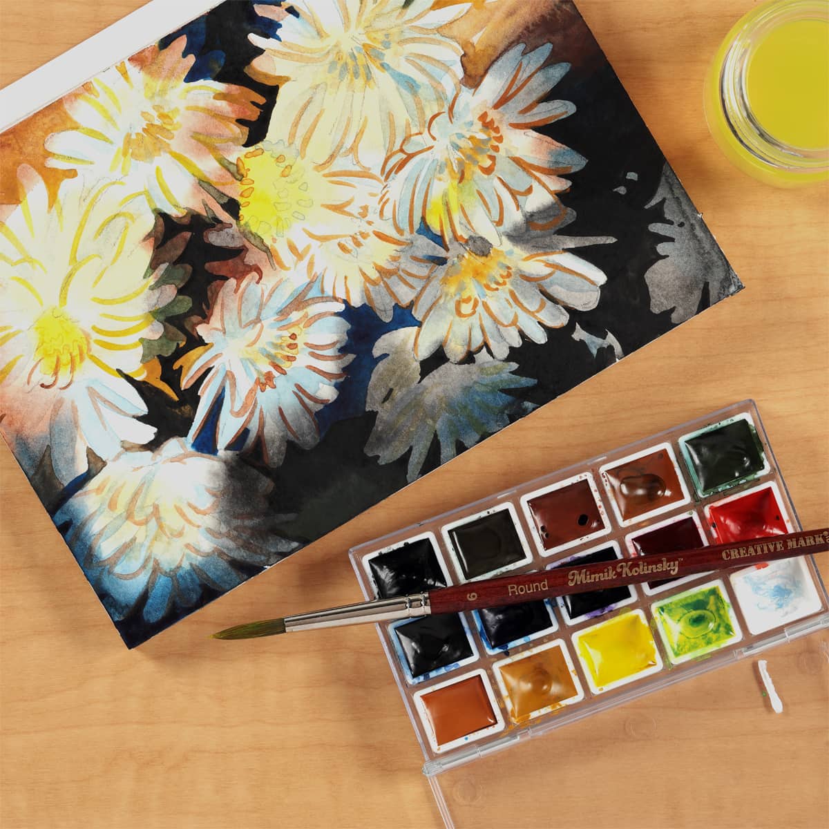 SoHo E-Z Lift Artist Watercolor Half Pan Sets