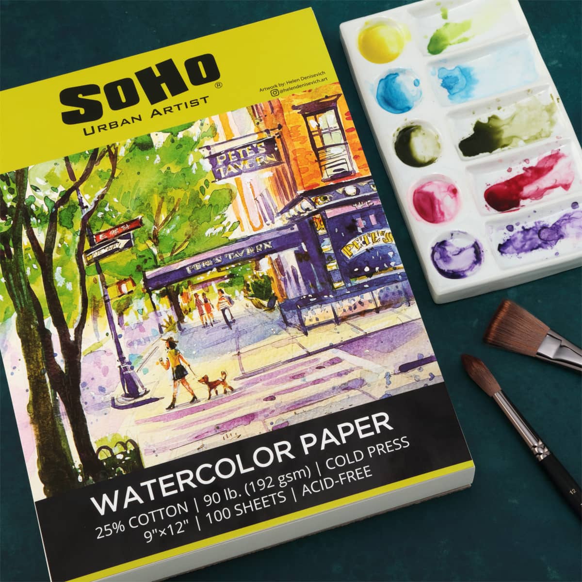 SoHo Urban Artist Watercolor Glue Bound Pads
