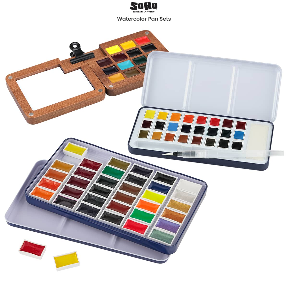 SoHo Urban Artist Watercolor Pan Sets