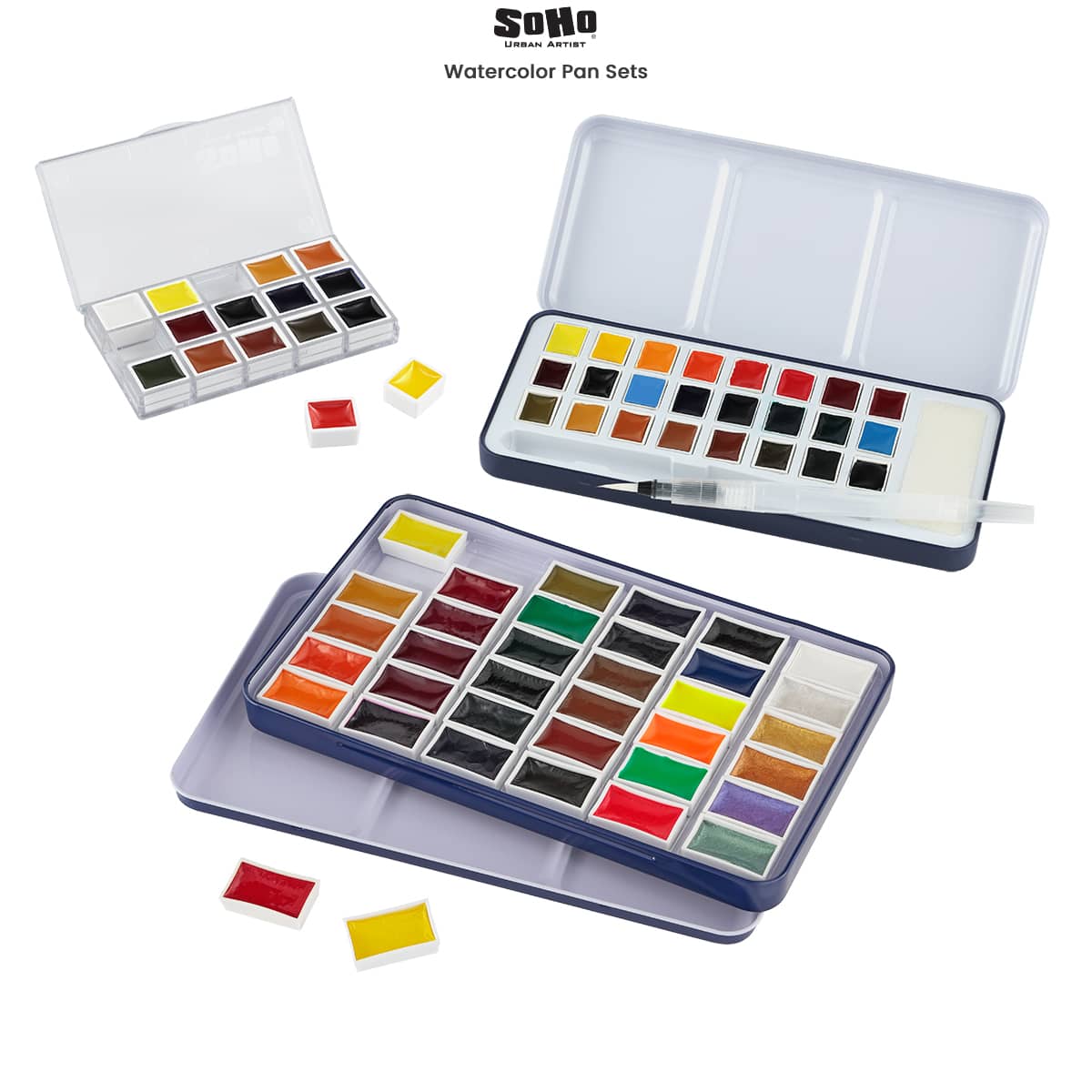 SoHo Urban Artist Watercolor Pan Sets