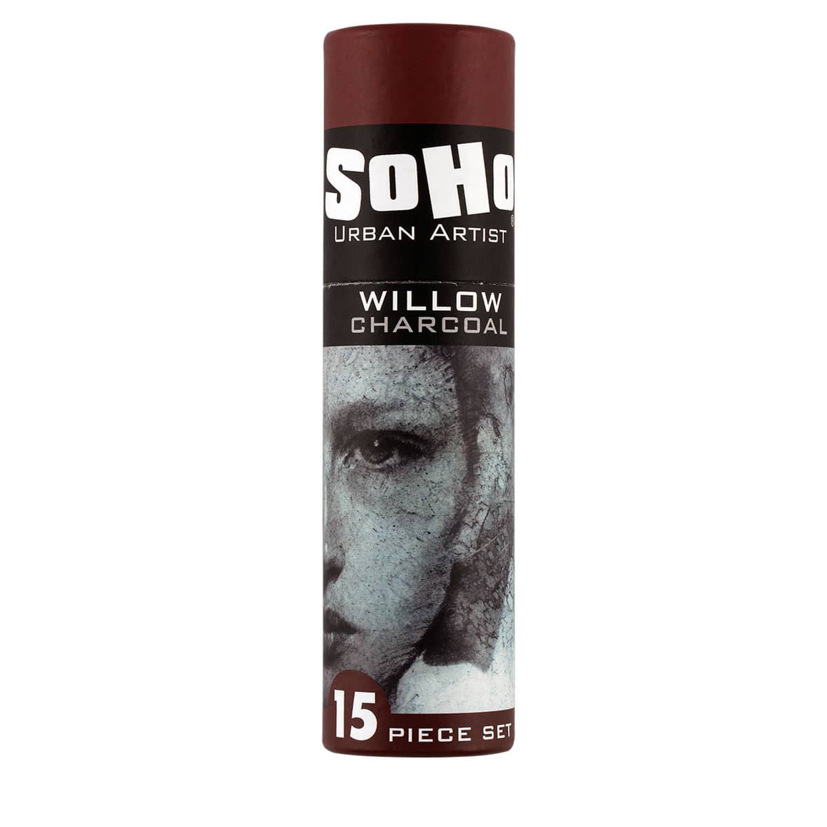 Soho Willow Charcoal Mixed Set of 15 Sticks In Tube