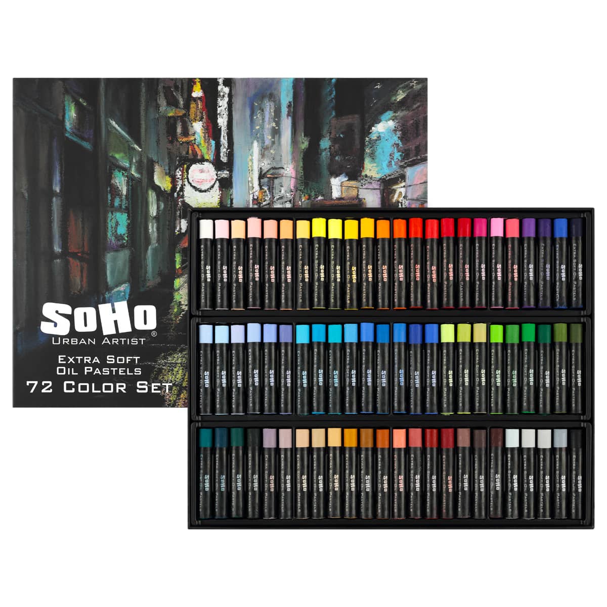 SoHo Extra Soft Artist Oil Pastel Set of 72