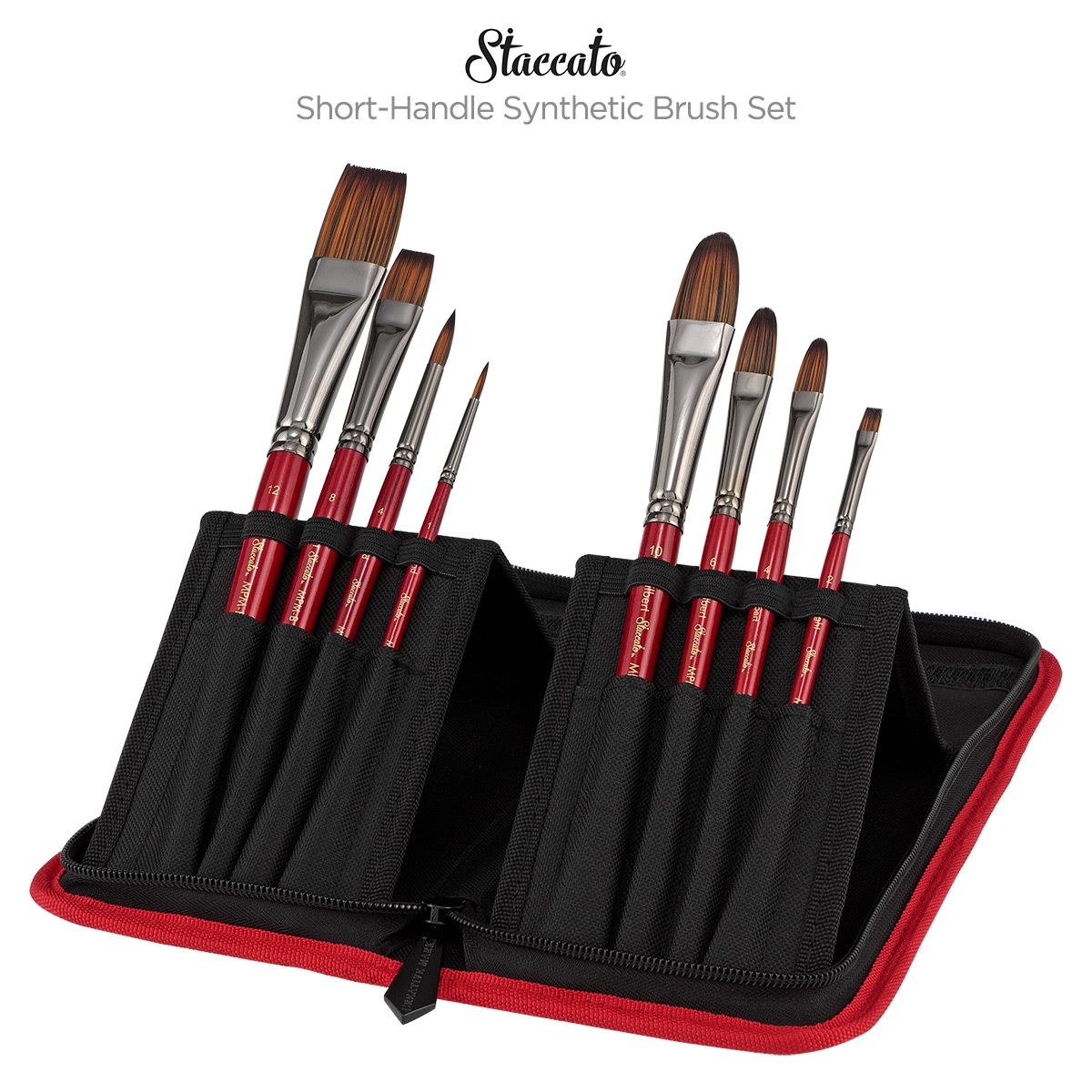 Creative Mark Short-Handle Synthetic Brush Set