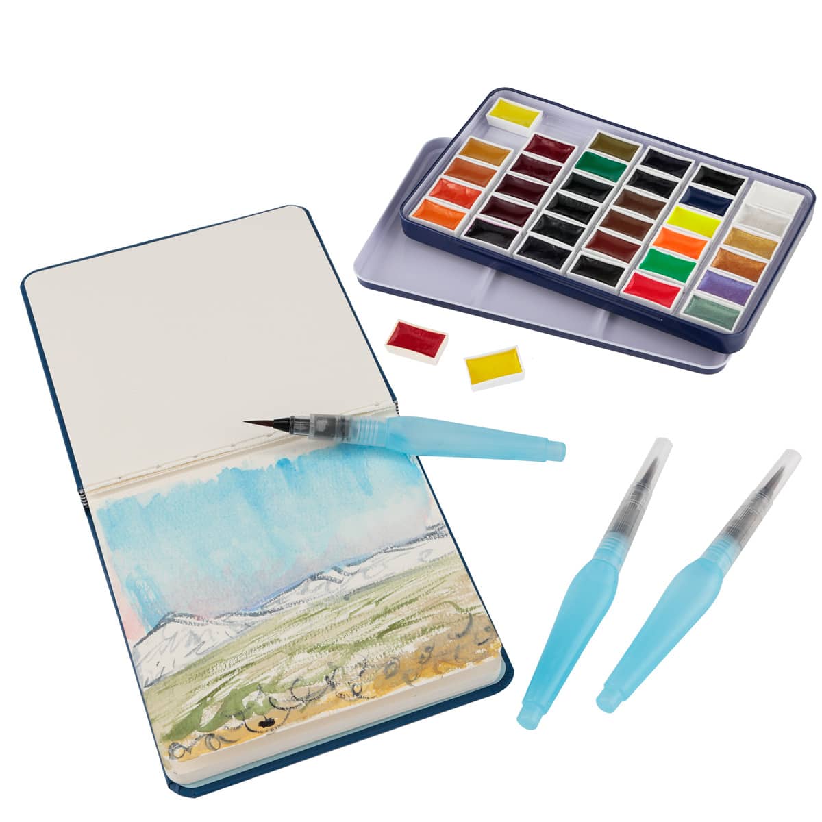 SoHo E-Z Lift Artist Watercolors Pan Set of 36