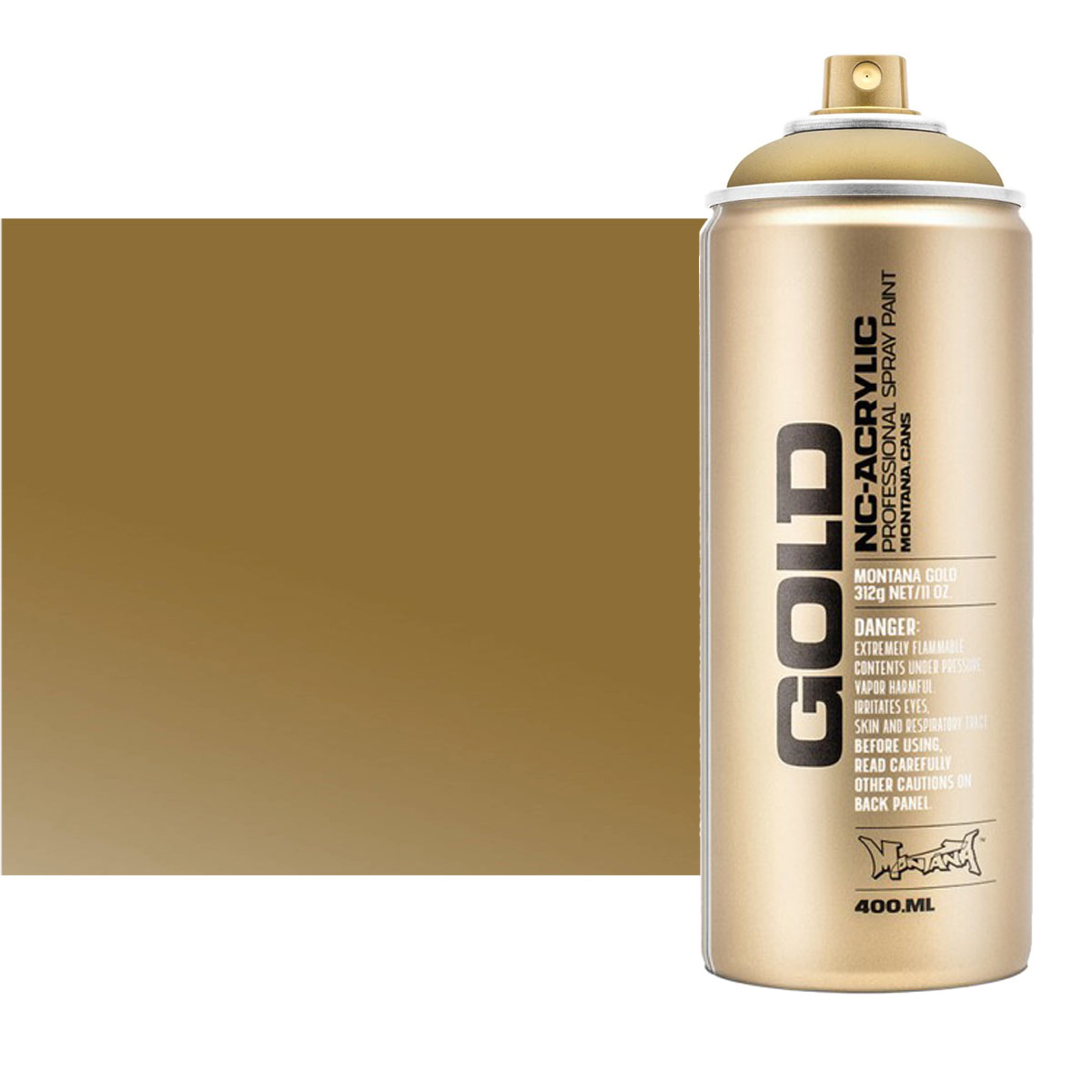 Excellent Glitter Spray Hi Gloss Gold 250ml 