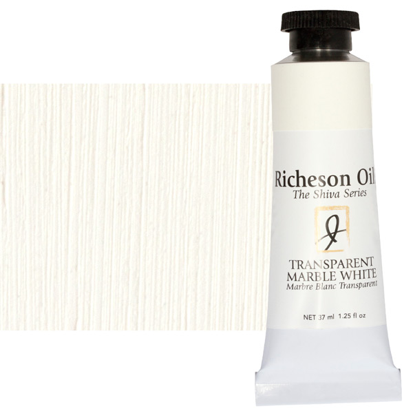 FREE* Richeson Artist Oil Colors - The Shiva Series 37ml Transparent Marble White
