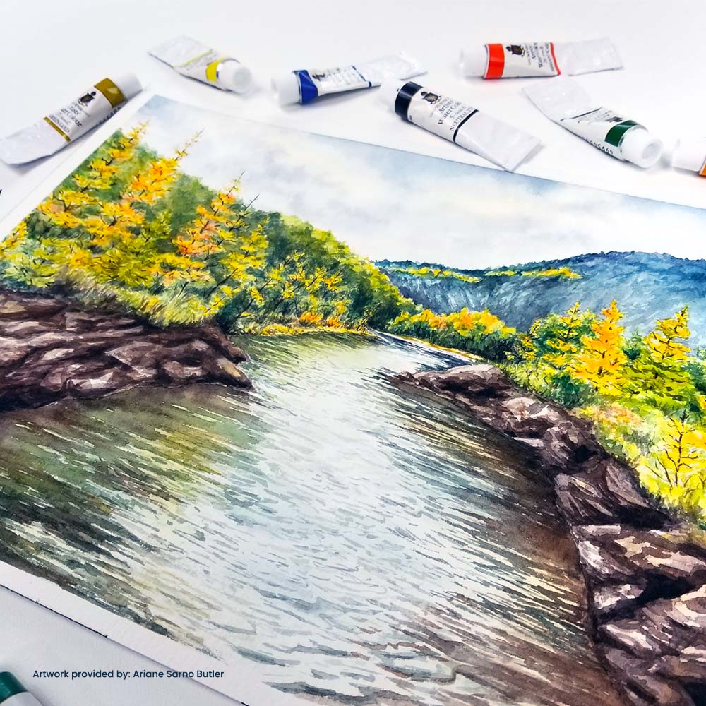 Turner Artists' Watercolor Set of 18, 5ml Tubes