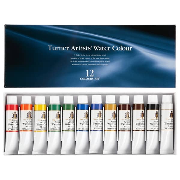 Turner Watercolors Set Of 1215ml Tubes
