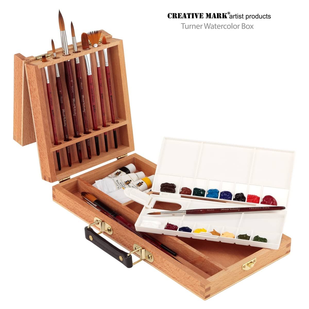 Turner Watercolor Painting, Storage & Plein Air Wood Box