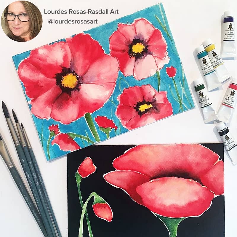 Mimik High Performance Synthetic Squirrel Hair Watercolor Brushes