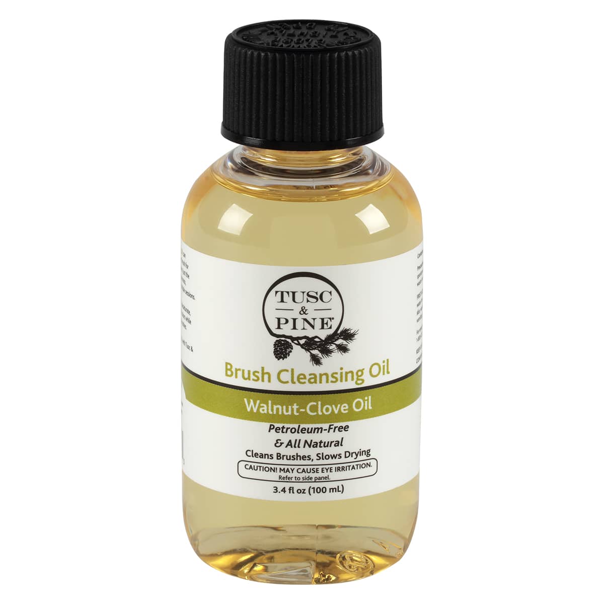 Tusc & Pine Brush Cleansing Oil, Walnut-Clove Formula 3.4 oz (100 ml)