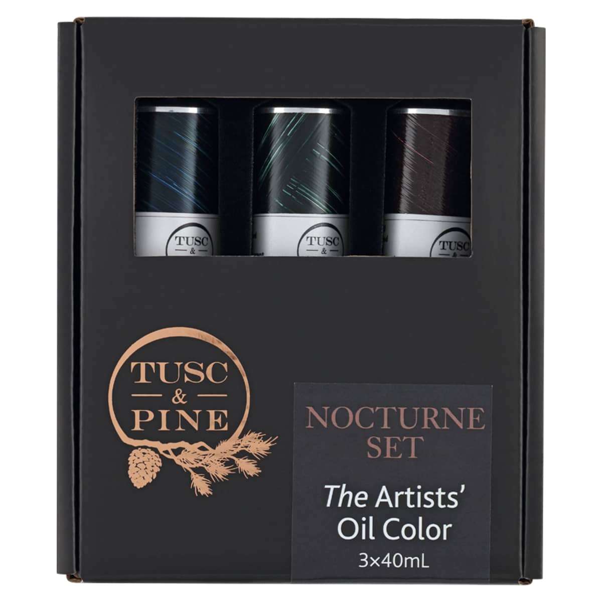 Tusc & Pine Oil Color Nocturne Set of 3, 40ml Tubes