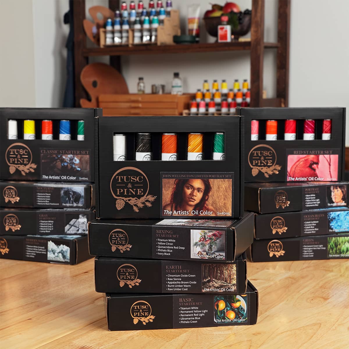 Tusc & Pine Artists' Oil Paint Sets