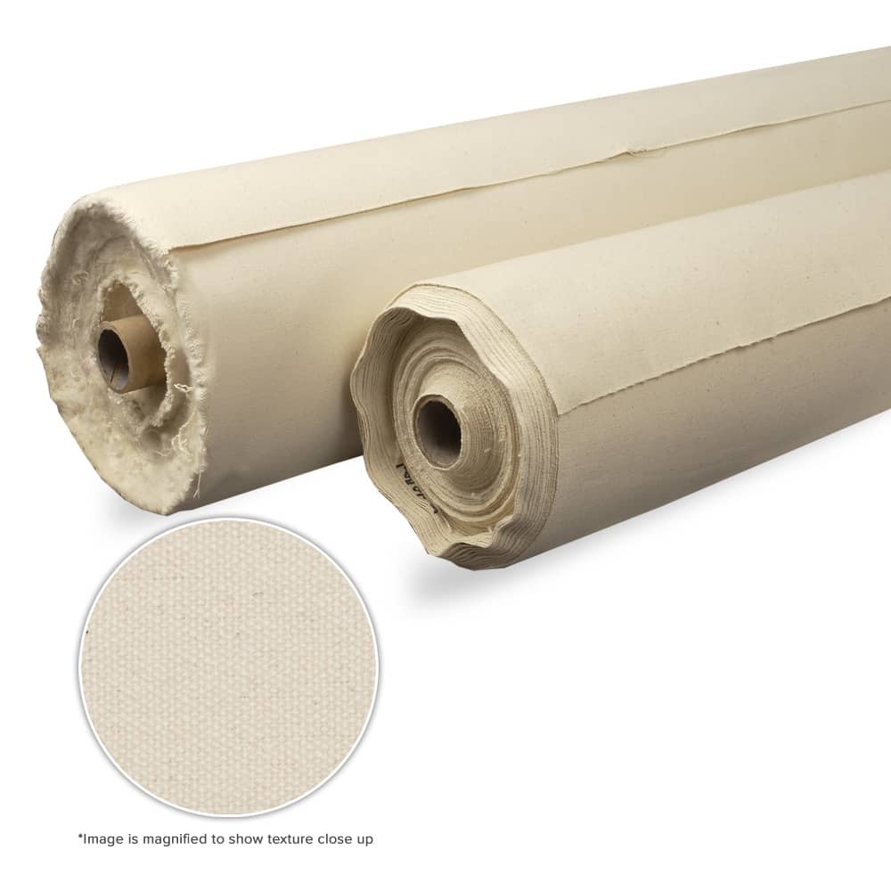 Unprimed Cotton Duck Deluxe Canvas Rolls