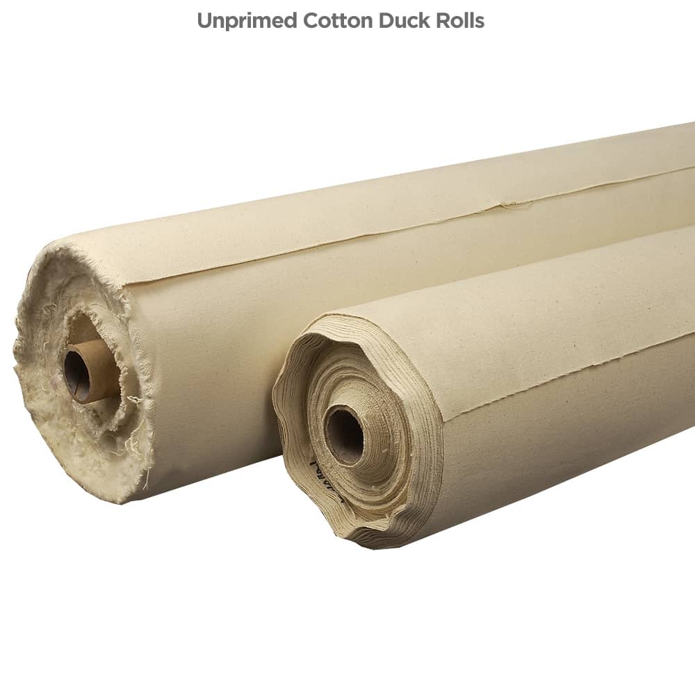 Unprimed Cotton Duck Deluxe Canvas Blankets